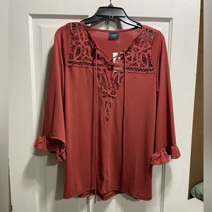 Women’s Buckle Blouse with Tags!!